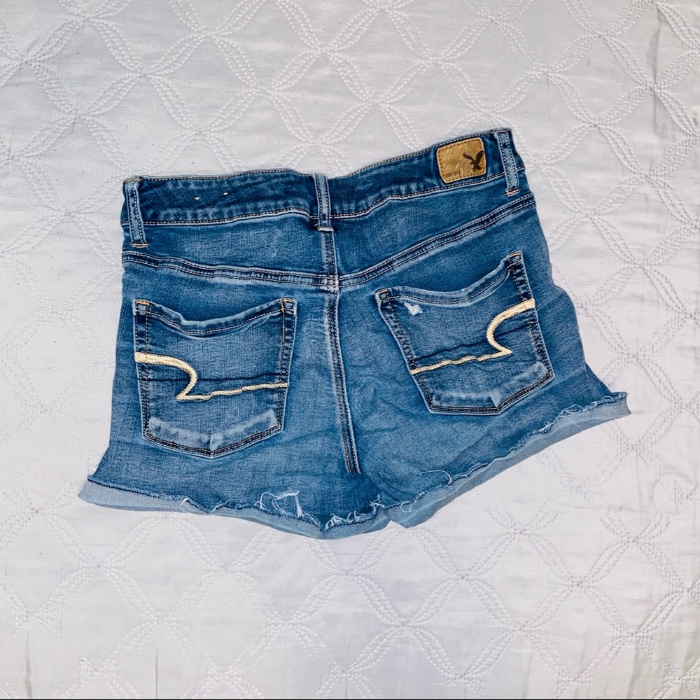 American Eagle High Rise Denim Shorts - Picture 4 of 4